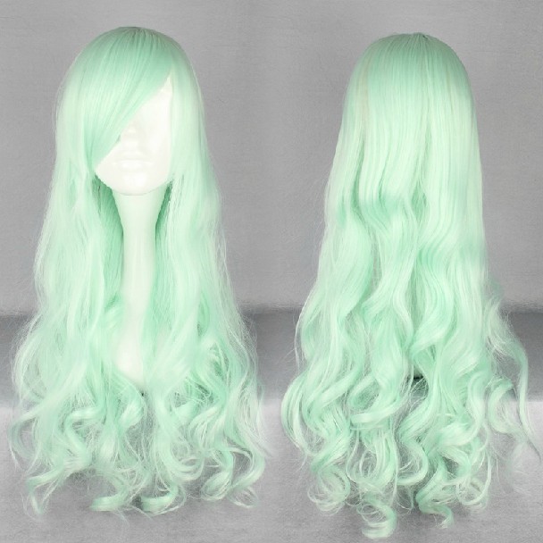 Long Mint Wig